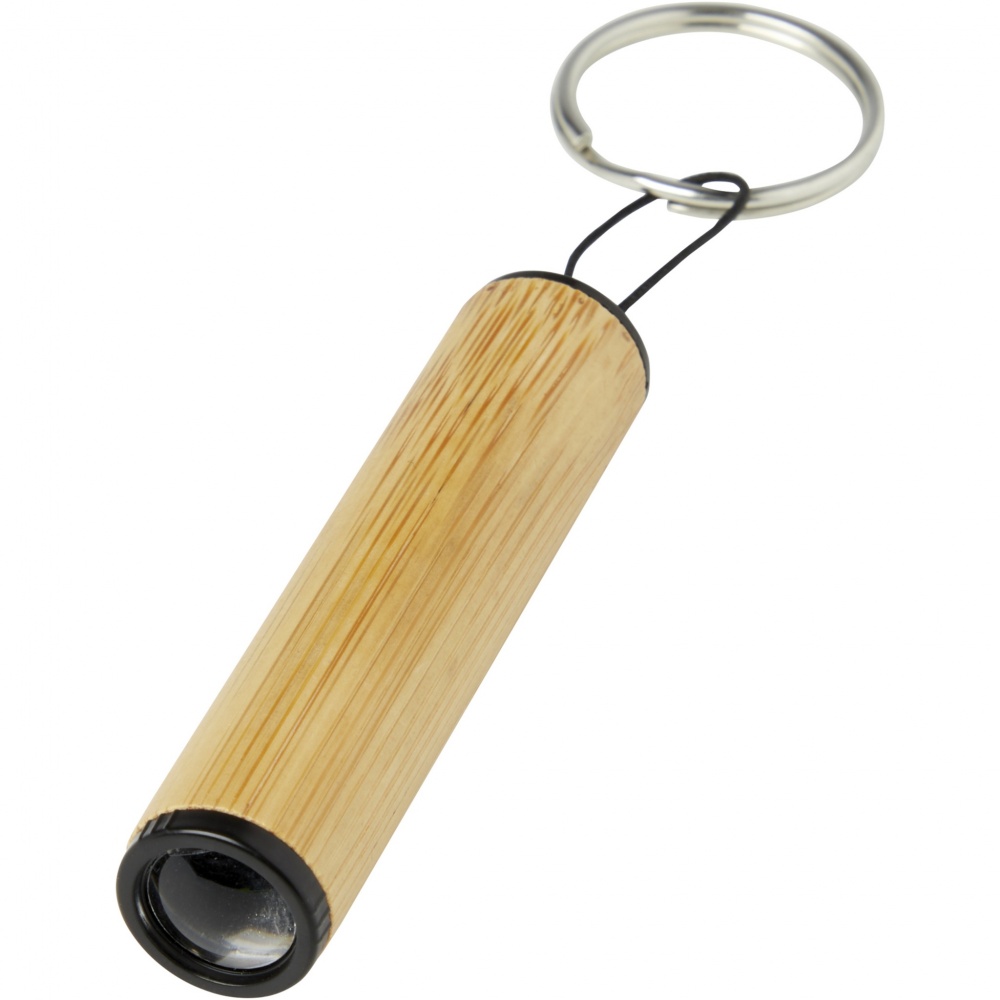Logotrade advertising product picture of: Cane bamboo key ring with light